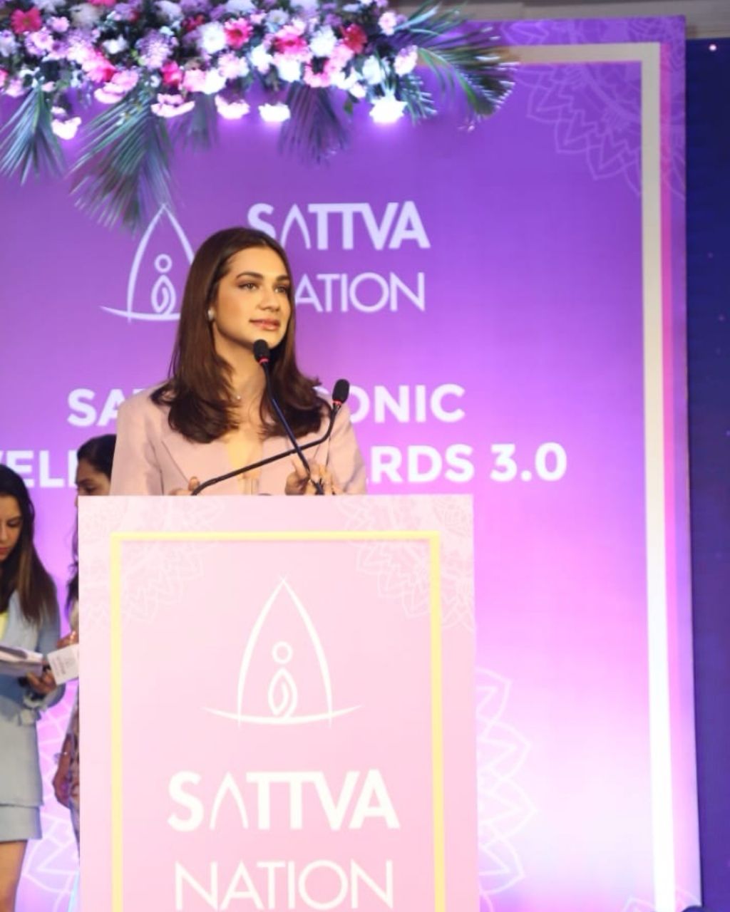 Asmita Chakraborty honored with the Sattva Iconic Wellness Award by Sattva Nation