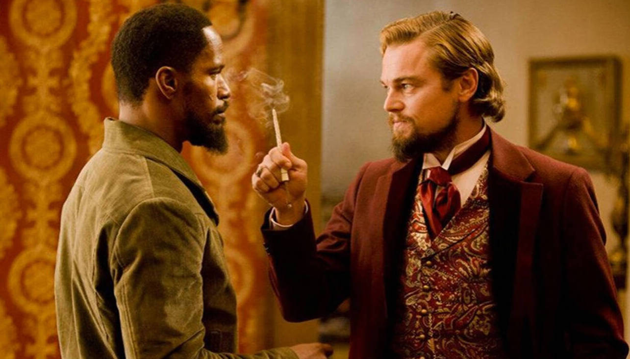 After cutting himself for the "right n***er" scene in Django Unchained, Leonardo DiCaprio said, "We did it bloodied